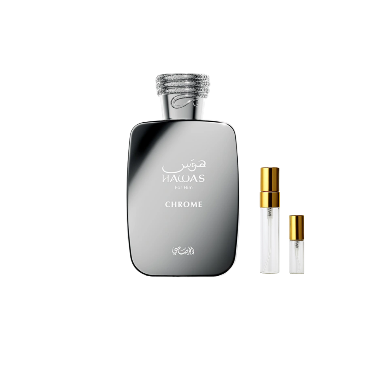 Decant Rasasi Hawas Chrome 2 ml y 5 ml – Amphora Scent