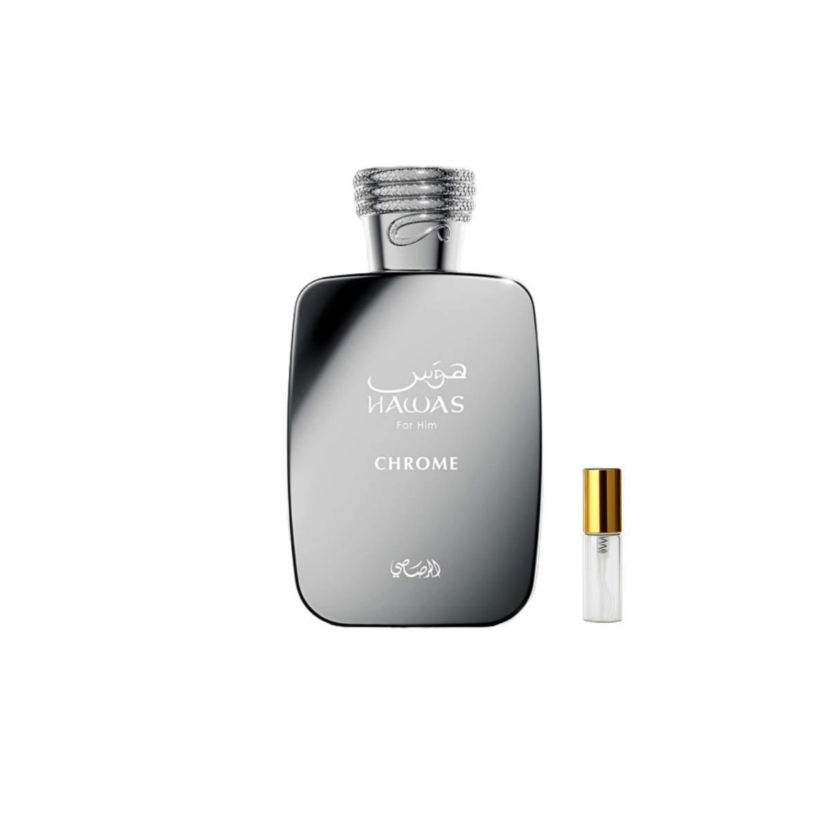 Decant Rasasi Hawas Chrome 2 ml – Amphora Scent
