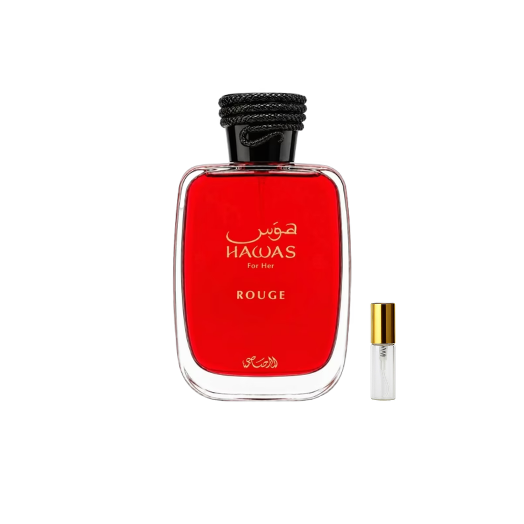 Decant Rasasi Hawas Rouge 2 ml – Amphora Scent